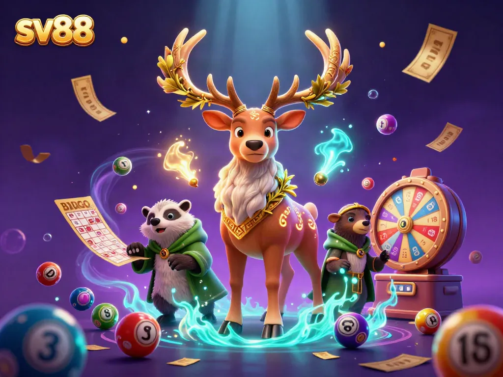 Experience exciting gameplay in sv88, featuring vibrant characters and dynamic lottery elements.