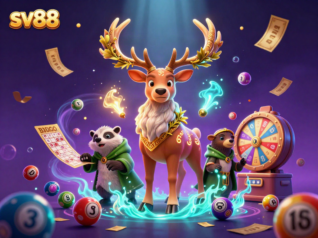 Experience exciting gameplay in sv88, featuring vibrant characters and dynamic lottery elements.