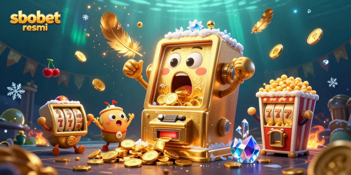 Spin the reels of sbobet resmi with excited slot machines and sparkling coins!