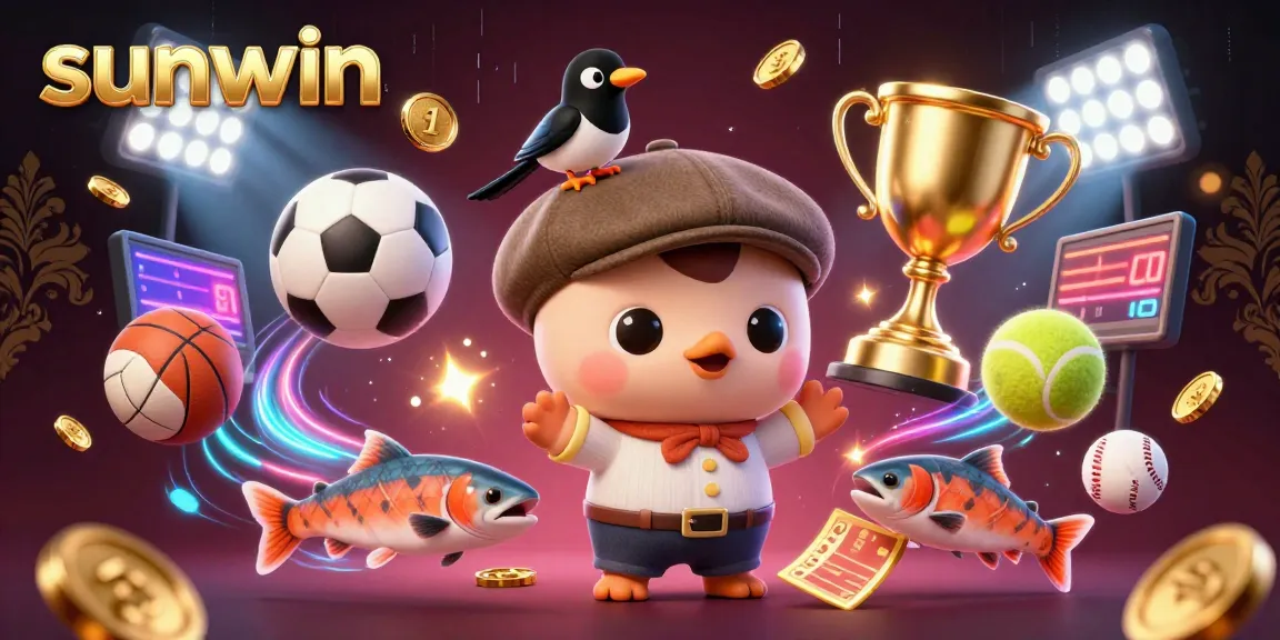 Experience thrilling gameplay with sunwin as the baby Nessie and friends celebrate sports betting.